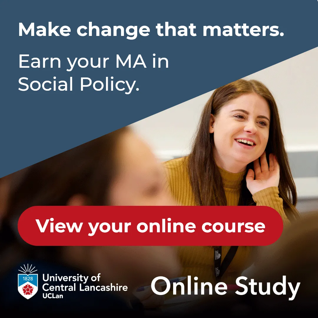 You are currently viewing Is social policy your calling? Why UCLan’s online master’s might be made for you