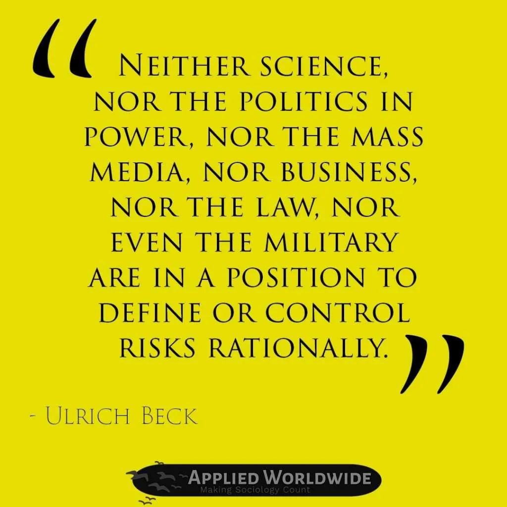 sociology quotes - Ulrich Beck
