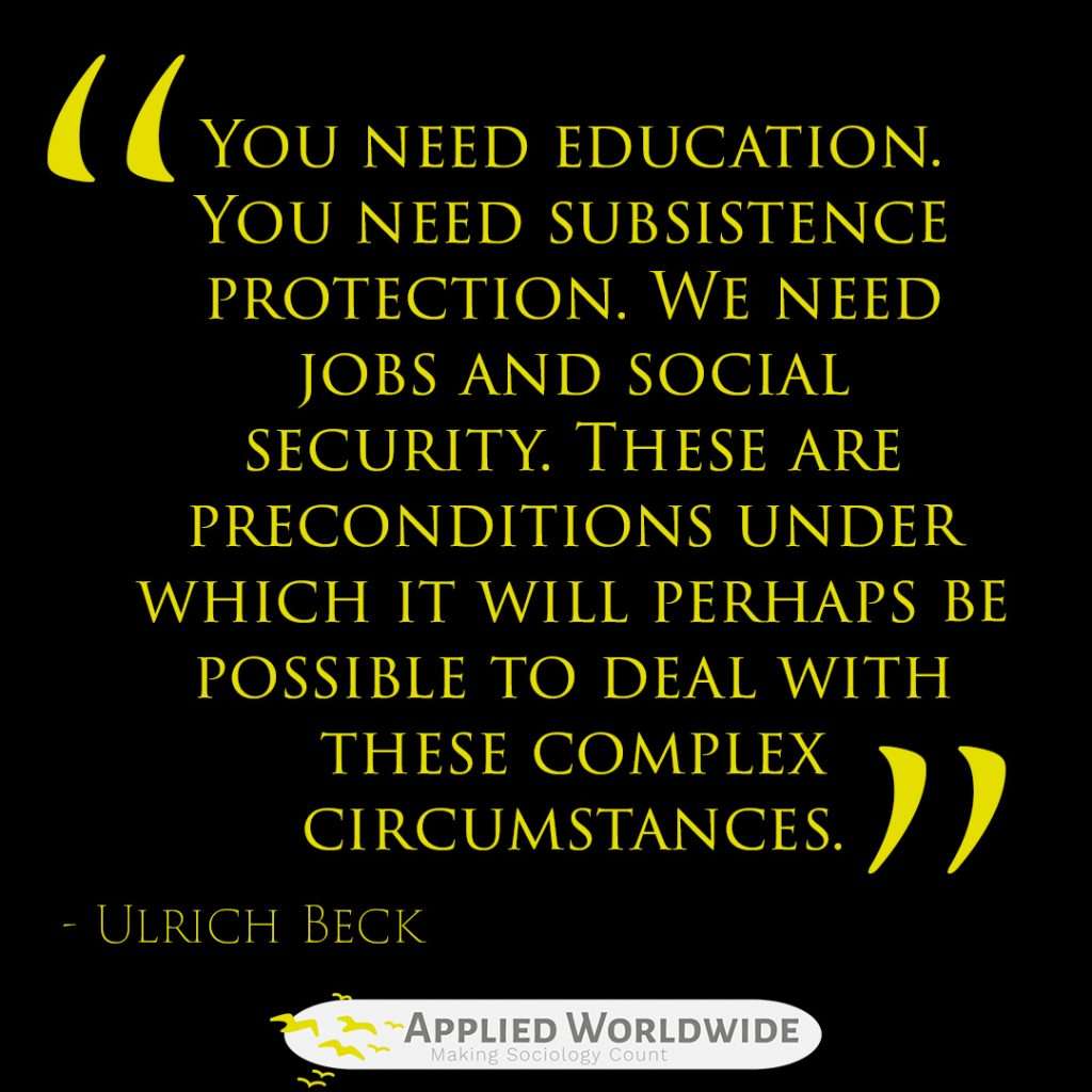 sociology quotes - Ulrich Beck