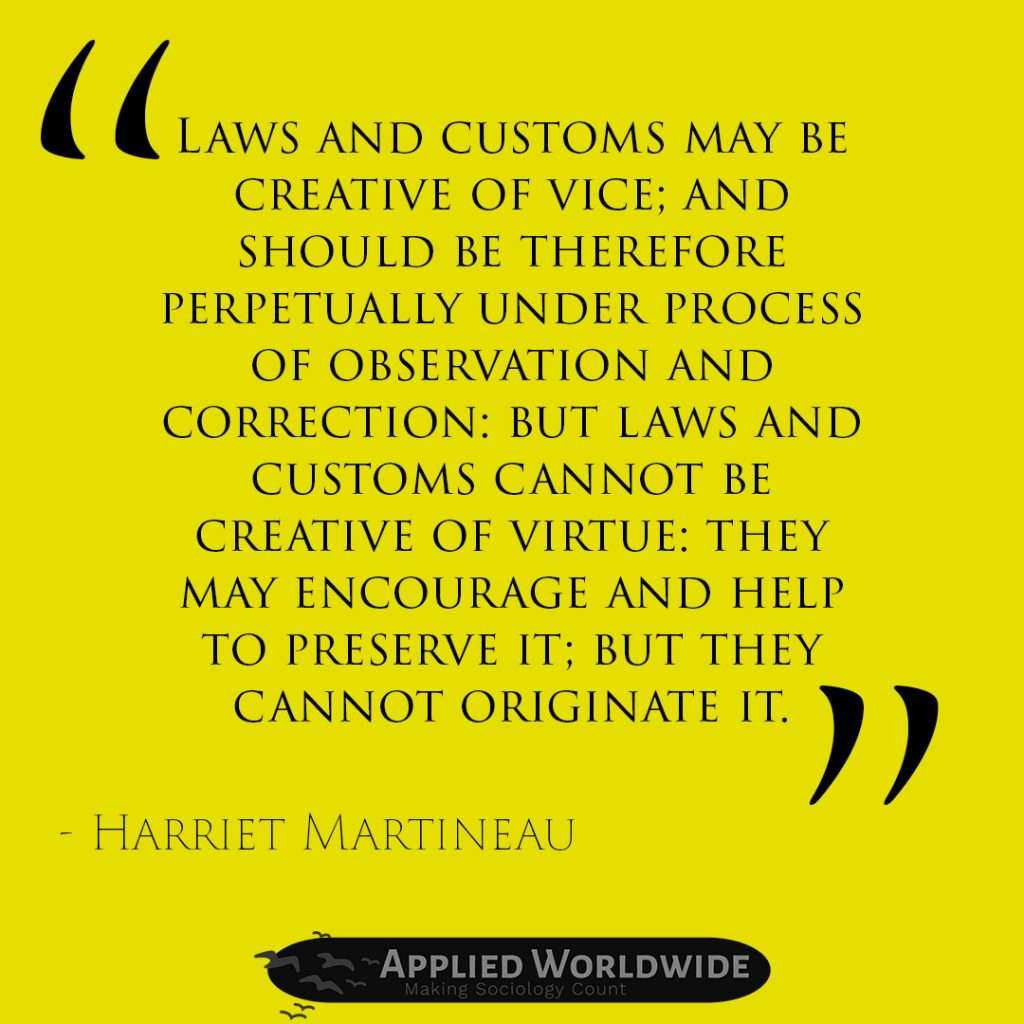 Sociology quotes - Harriet Martineau