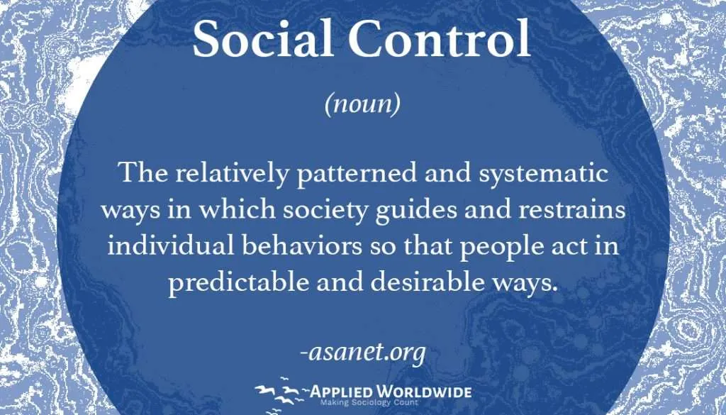 Sociology Terms - Social Control