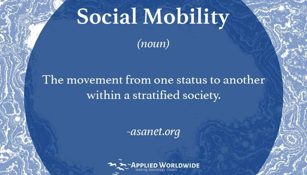 sociology terms - Social mobility