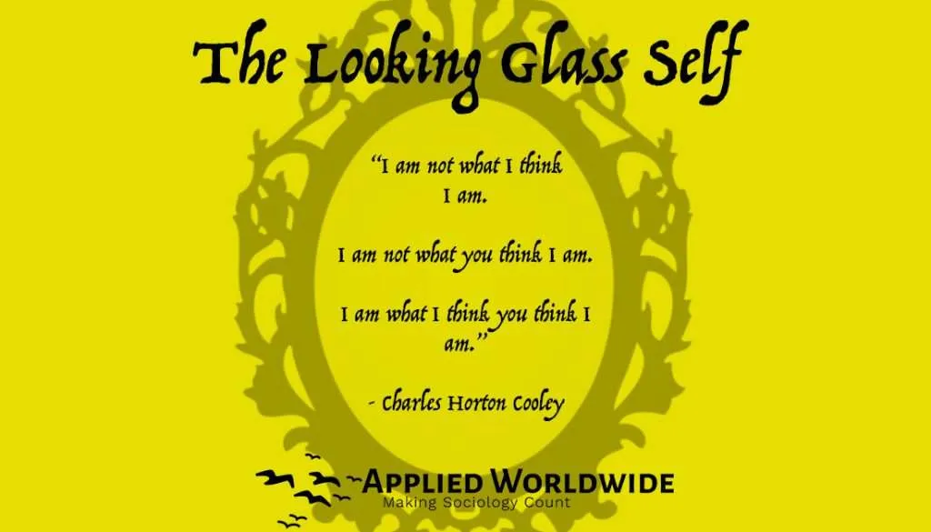 Applied Worldwide Graphic Defining the Looking Glass Self in Relation to Gender Inequality.