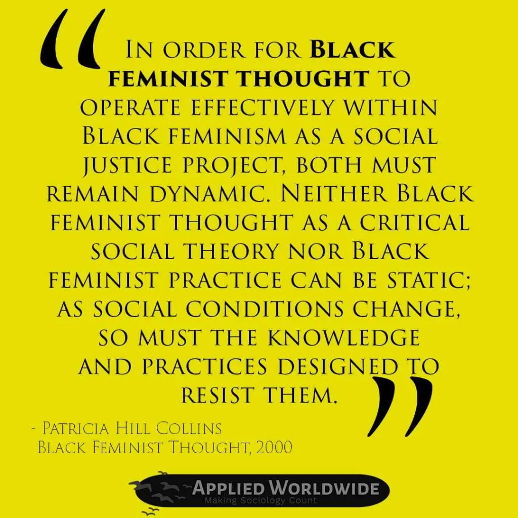 Patricia Hill Collins Black Feminist Thought Quote