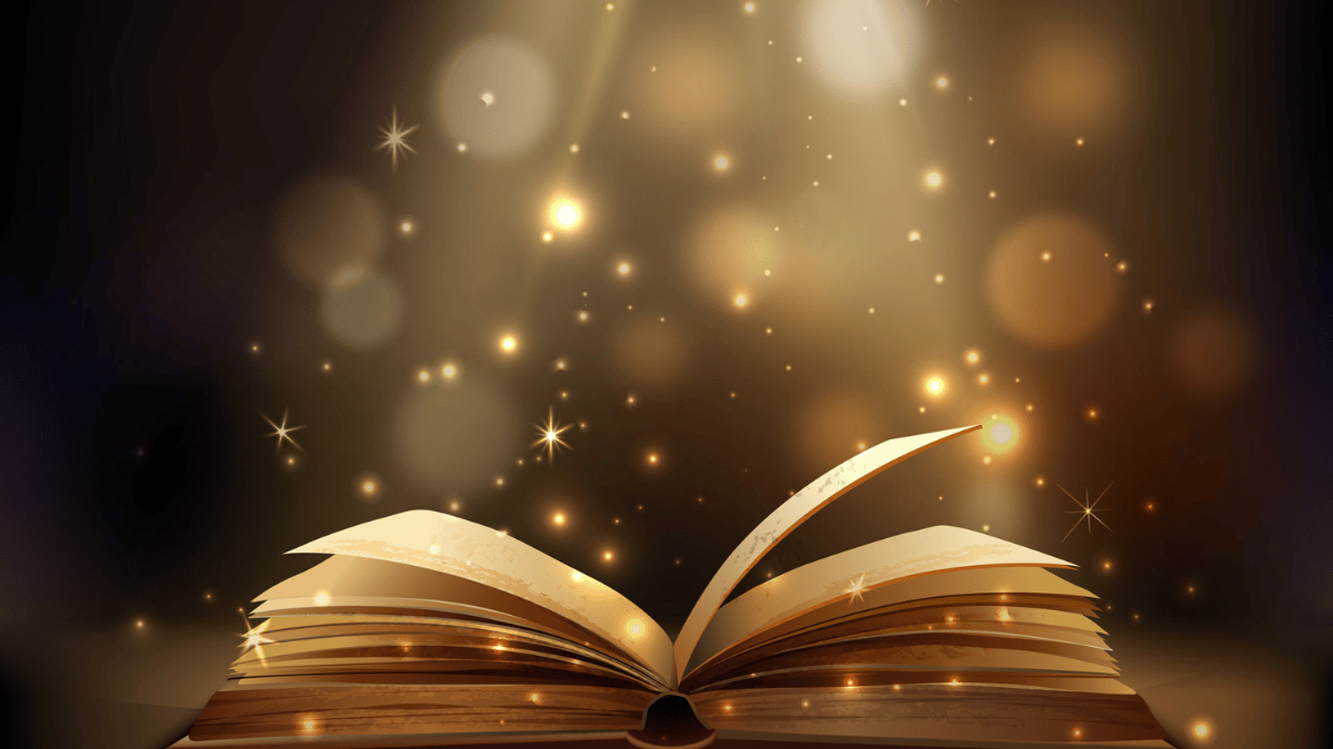 Photo of an Open Book with Stars and Twinkles Rising out Its Pages for an Essay Titled "why is Sociology Important a Never-ending Set of Knowledge"