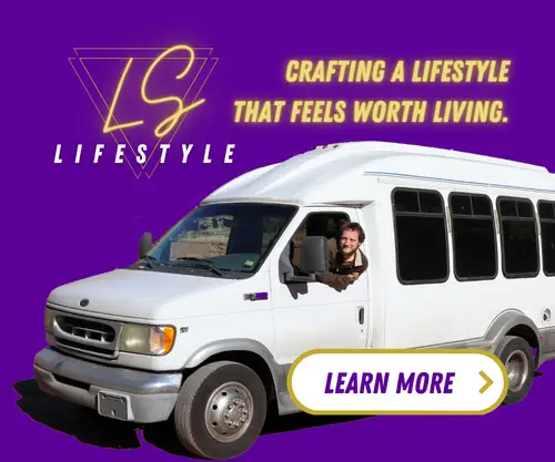 Applied Worldwide Lifestyle Ad Showing Tagline "crafting a Lifestyle That Feels Worth Living" with a "learn More" Button.