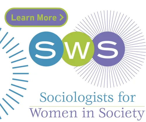 Advertisement for Sociologists for Women in Society SWS